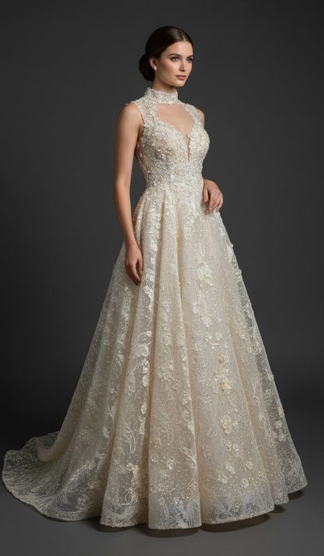 Vestido-Largo-Silver-Talla/46 CW10225