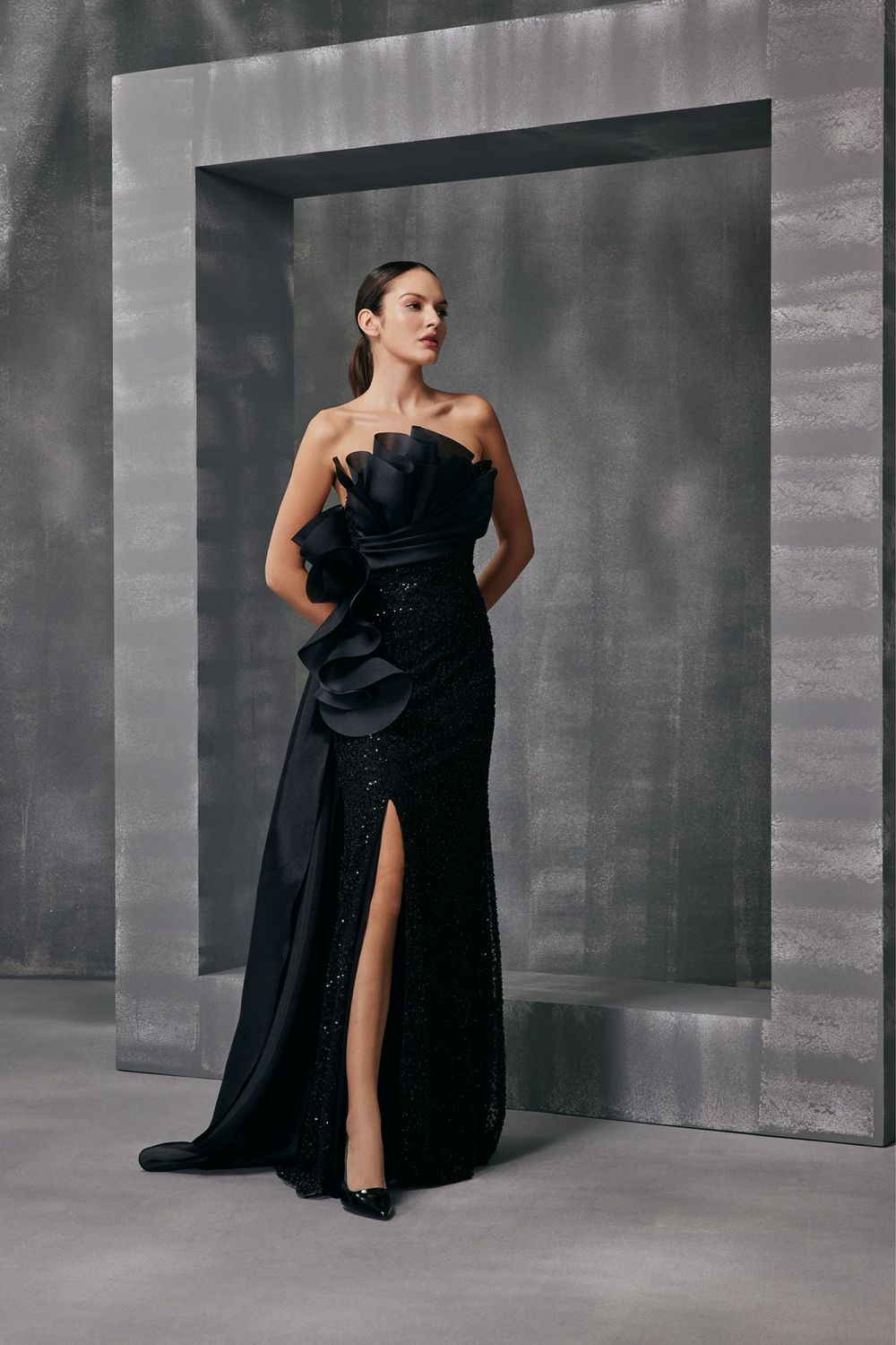 Vestido sirena dark navy talla 40/42/44/46