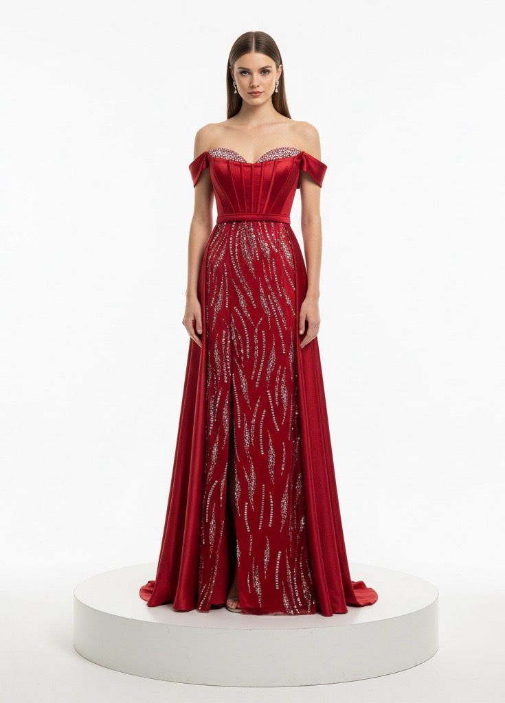 Vestido largo red talla:1