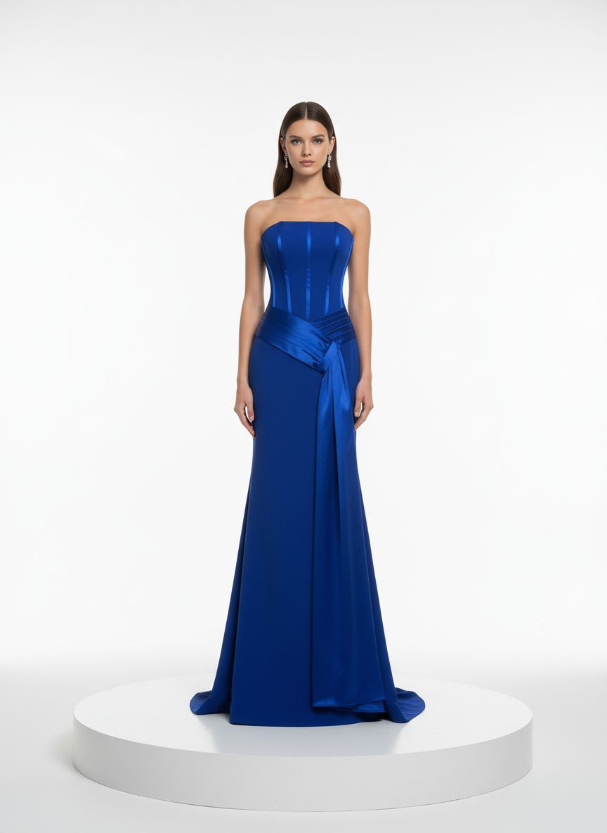 Vestido largo ROYAL BLUE Talla:40