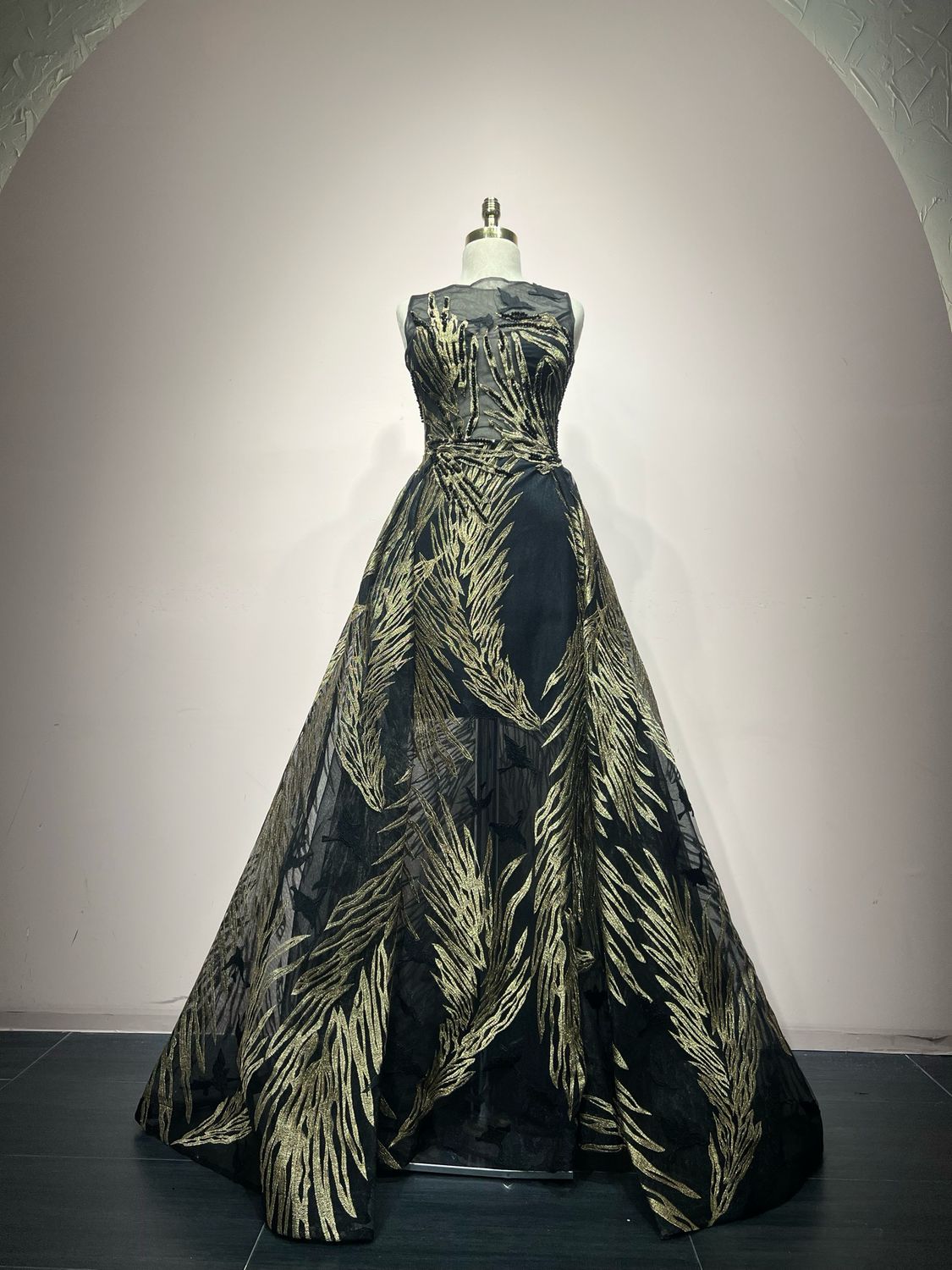 Vestido largo BLACK GOLD Talla:38 Vestido largo BLACK GOLD Talla:38