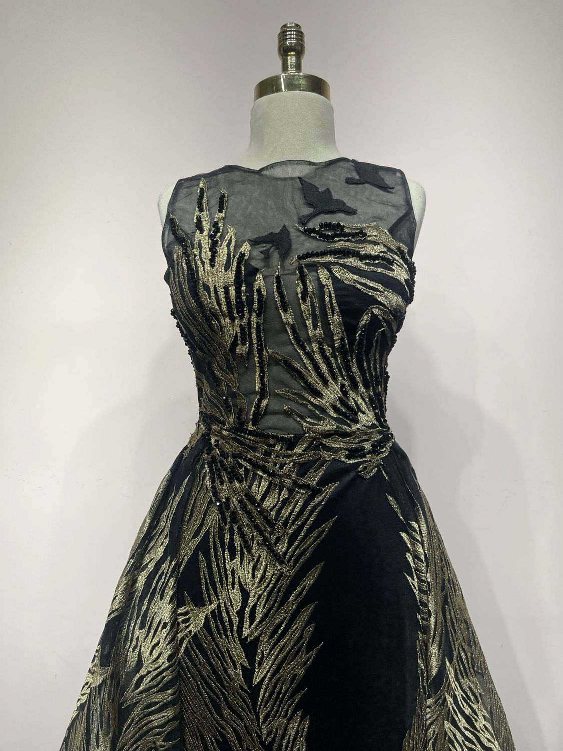 Vestido largo BLACK GOLD Talla:38 Vestido largo BLACK GOLD Talla:38