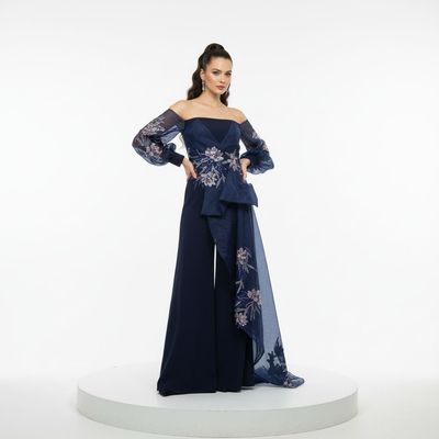 Jumpsuit azul morado talla 42