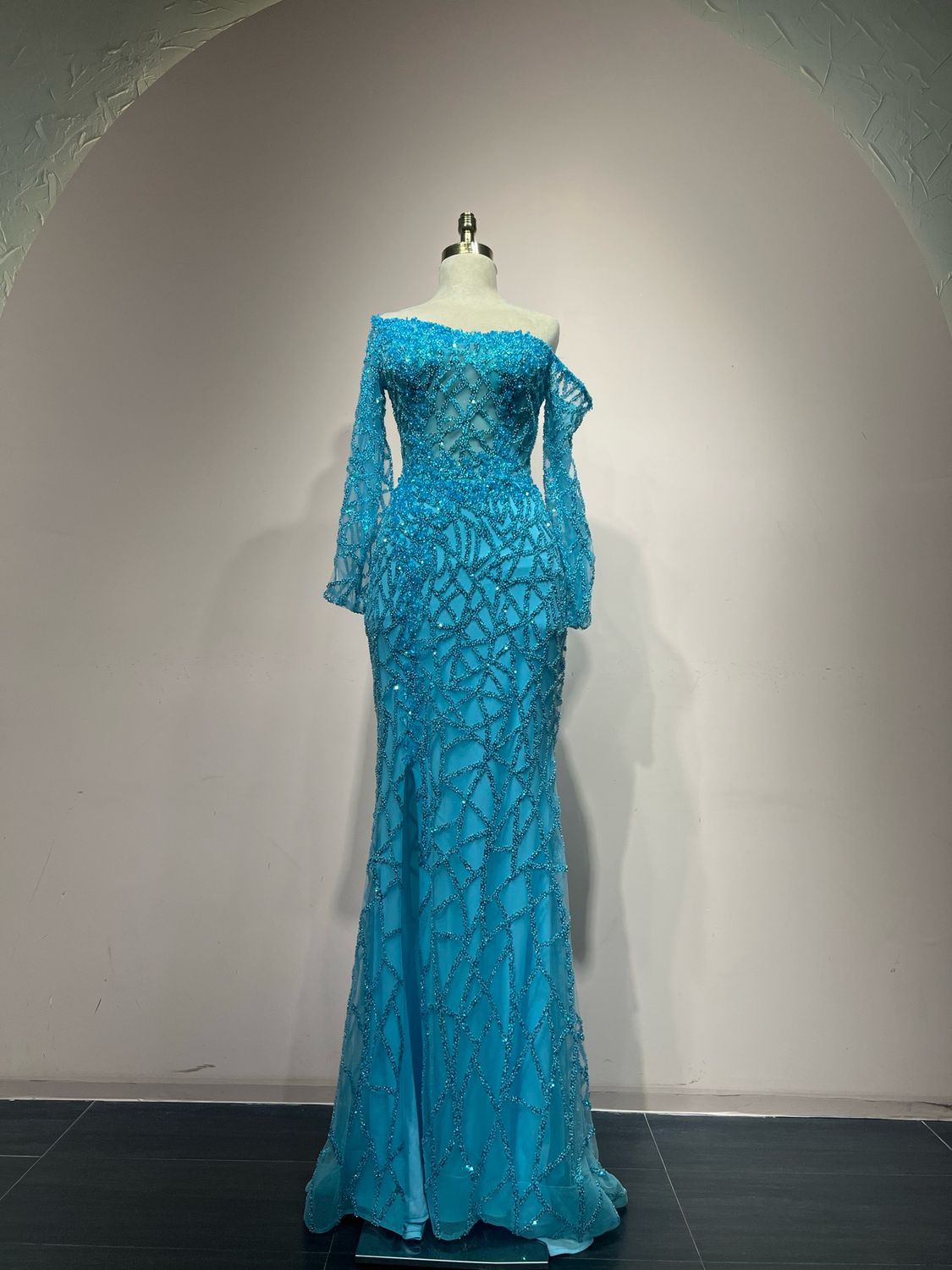 Vestido largo BLUE Talla: 10 Vestido largo BLUE Talla: 10