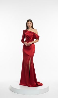 Vestido Largo,	Rojo	,Talla	44