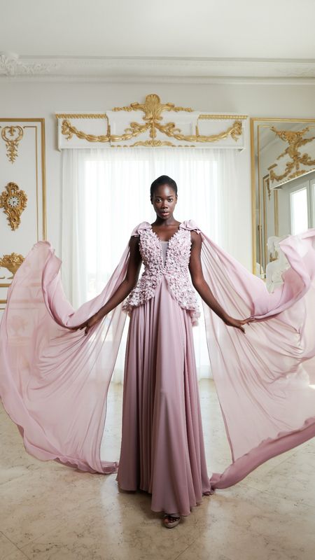 Long dress in	Pink,	size 	46