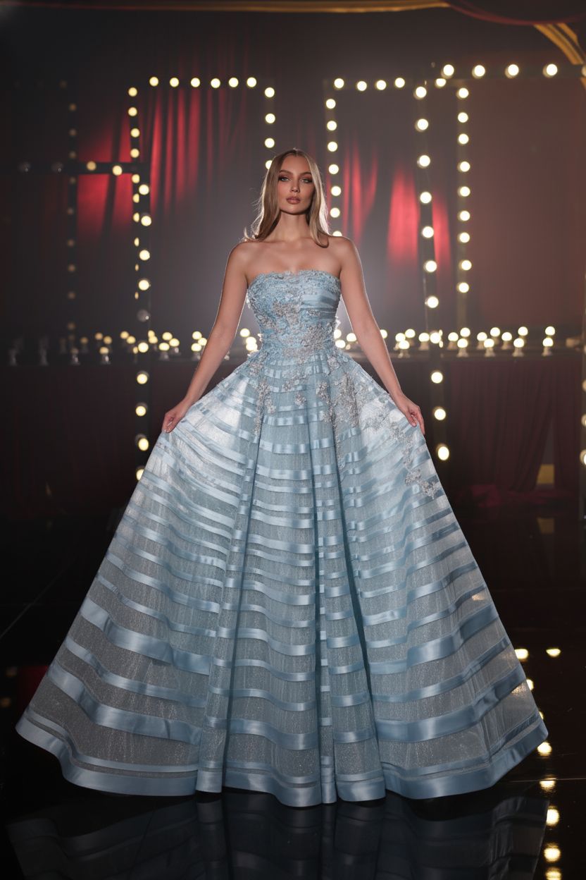 Strapless Gown