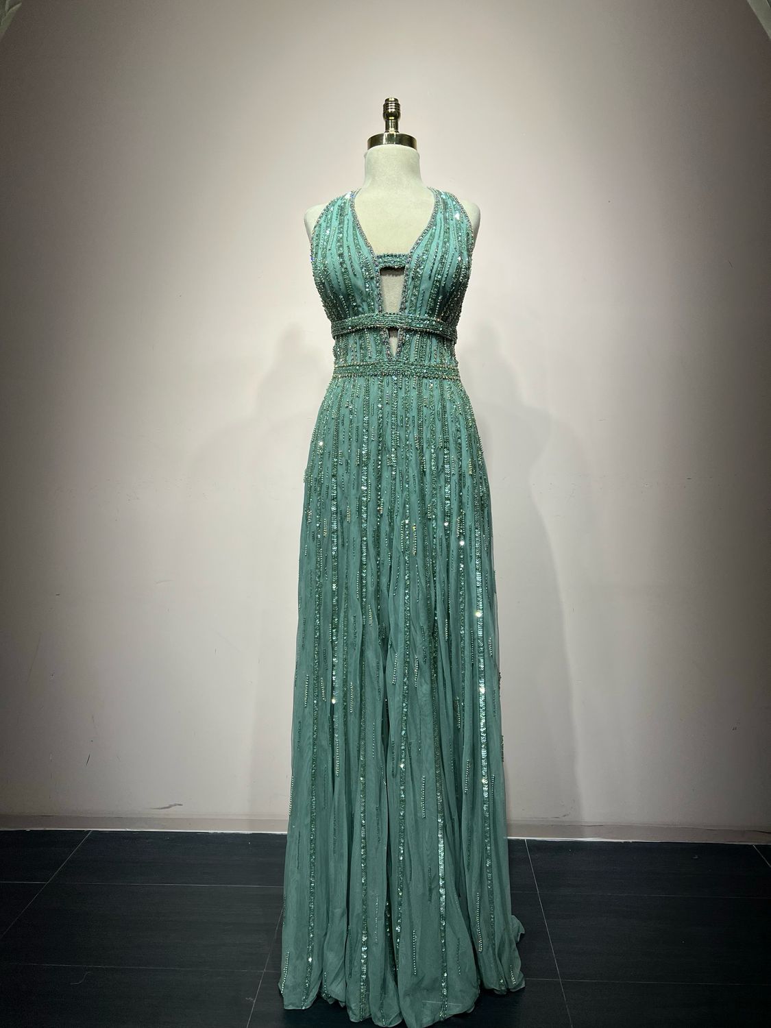 Sage green Gown