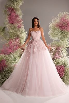 Vestido largo LIGHT PINK Talla: 8