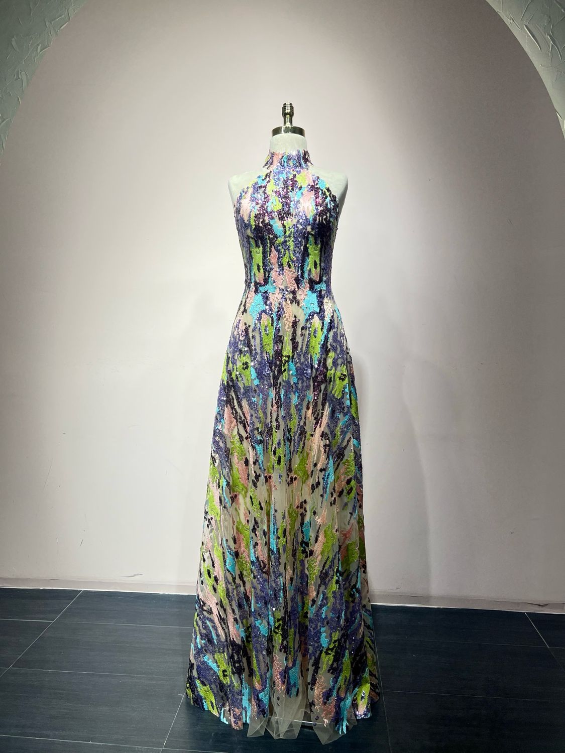 Vestido largo MULTICOLOR Talla: 40