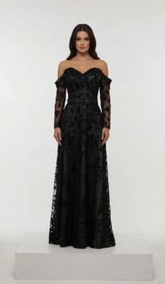 Long sleeved- Black Gown