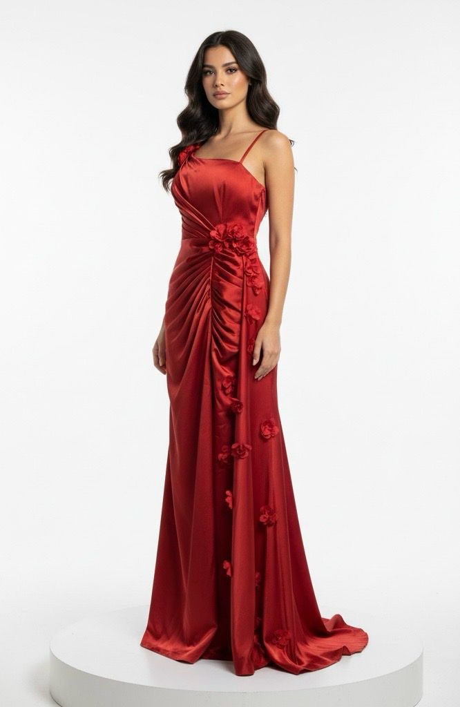 Vestido largo rojo talla 42/10