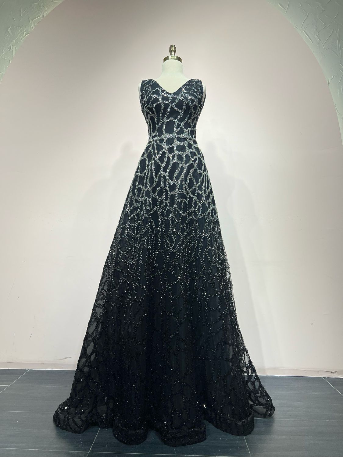 Vestido largo BLACK Talla:40