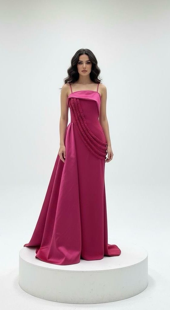 Mermaid with overskirt Gown