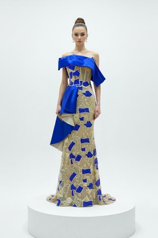 Blue &amp; Gold Dress