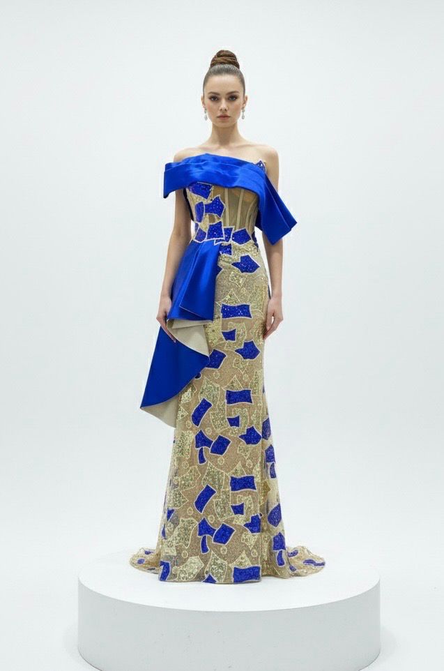 Blue &amp; Gold Dress