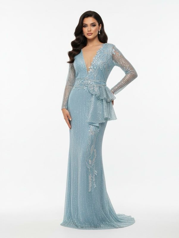 Long sleeved Gown