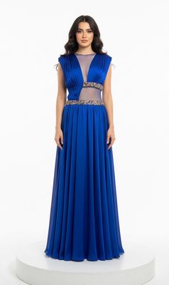 Vestido largo ROYAL BLUE talla:42