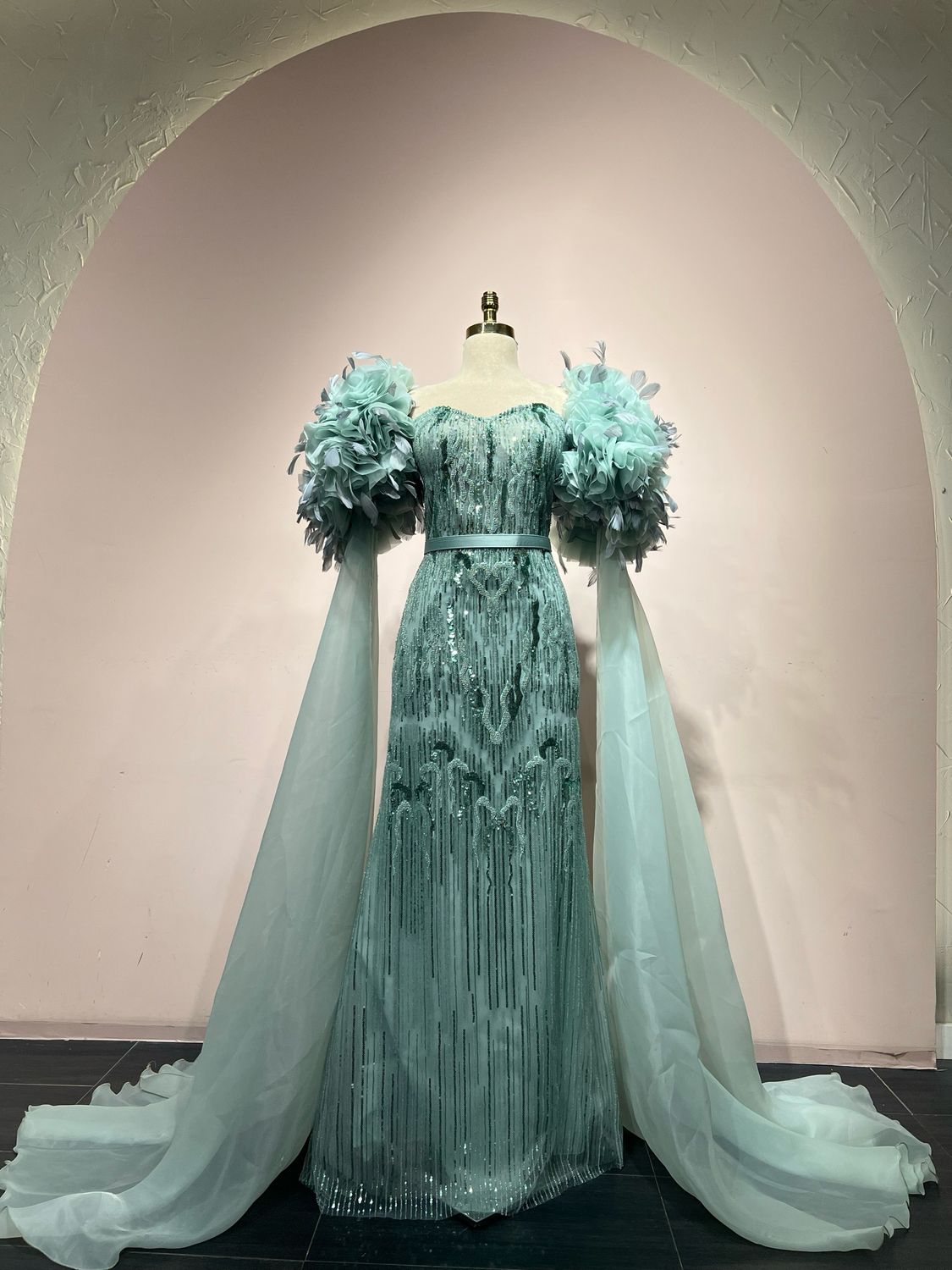 SEQUINED BLOOM ELEGANCE