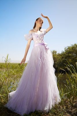 Long dress in	Lilac,	size 	44