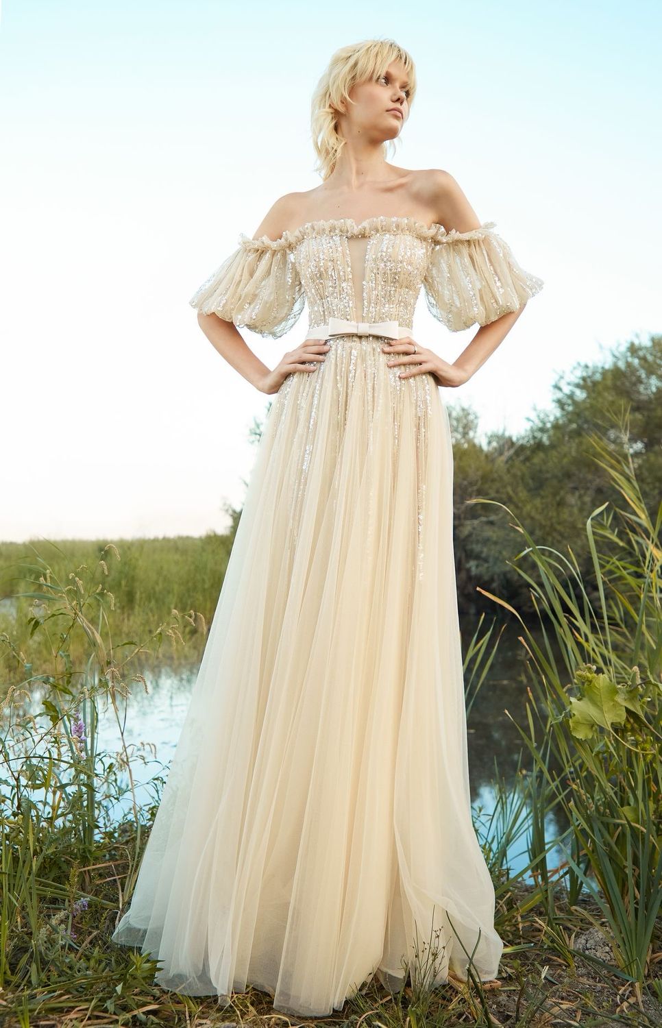 BEIGE GOWN