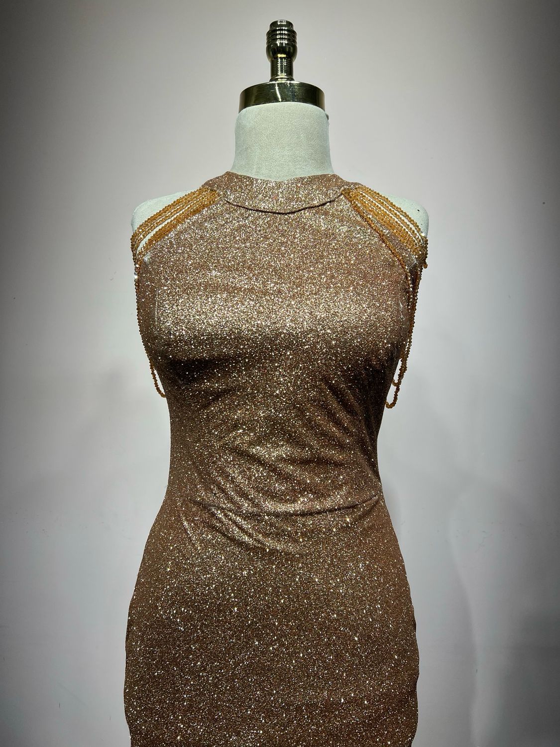 Vestido largo ROSE GOLD