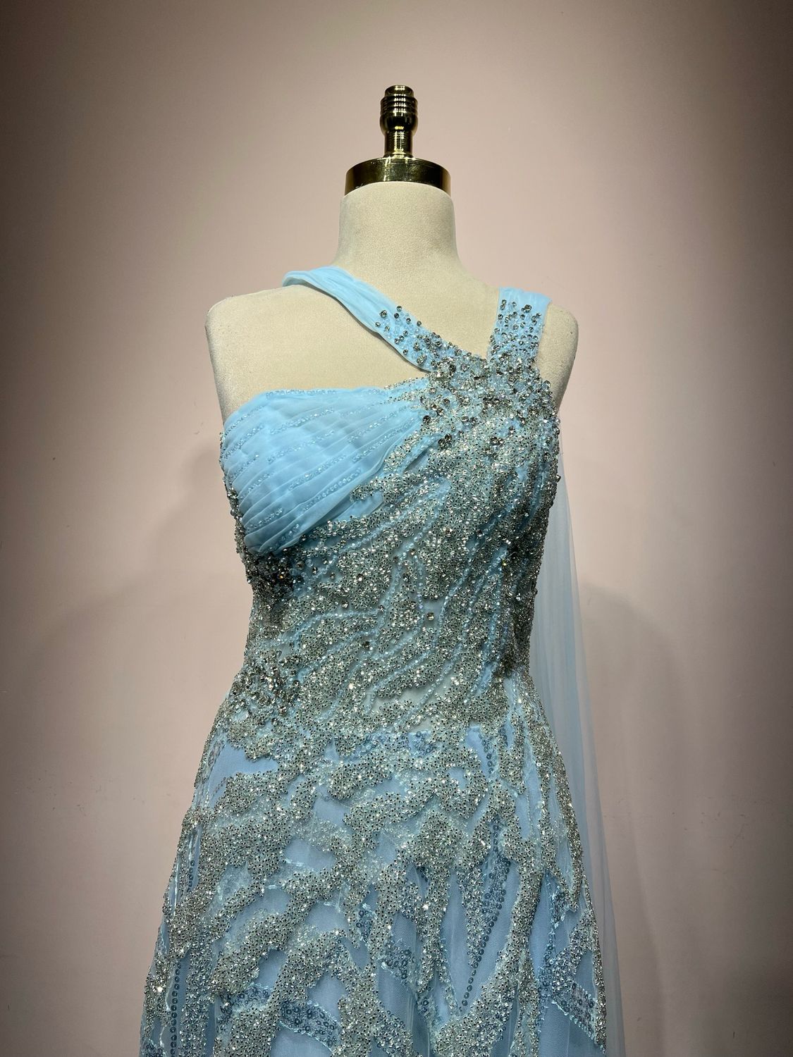 Vestido largo LIGHT BLUE