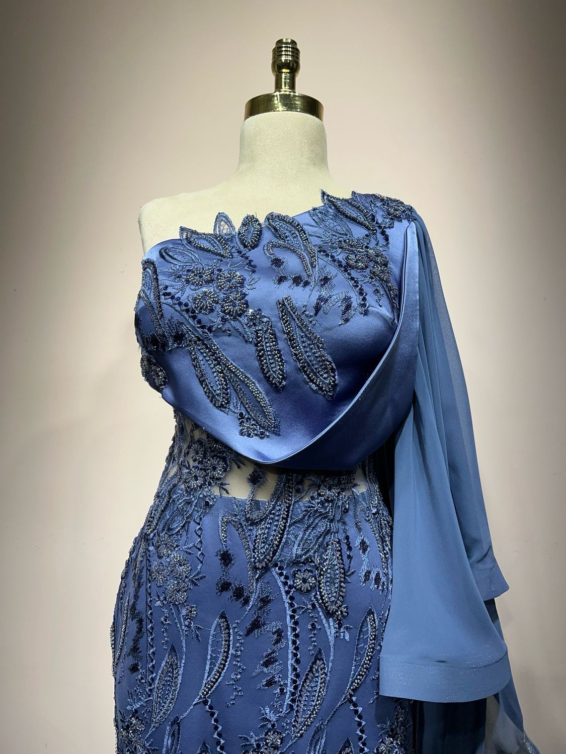 Vestido largo INDIGO AZUL