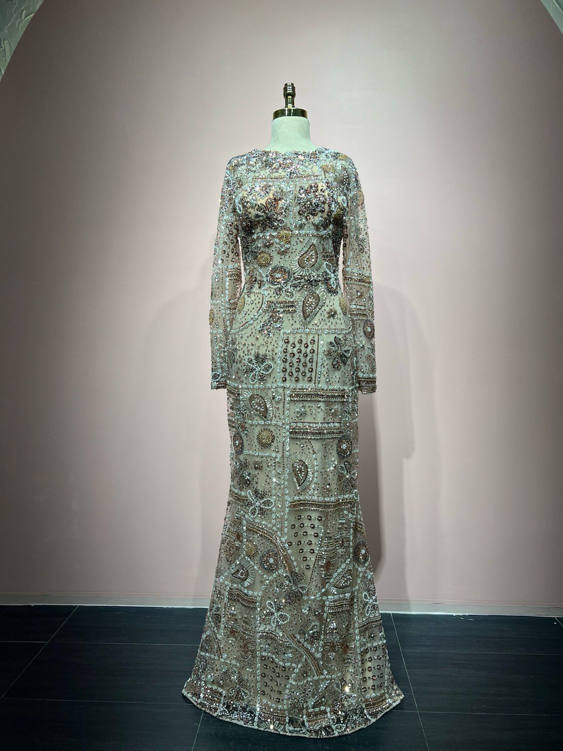 Vestido largo BRONZE GOLD