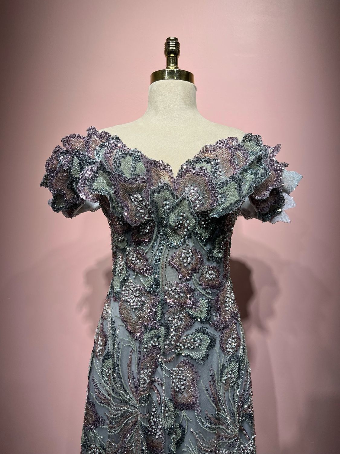 Vestido largo ICE LILAC