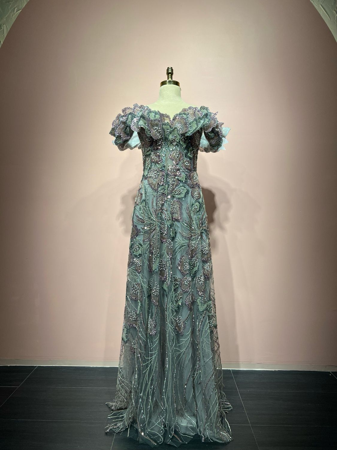 Vestido largo ICE LILAC