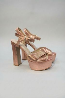 ROSE GOLD HIGH PLATFORMS