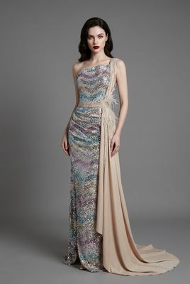 MULTICOLOR GOWN