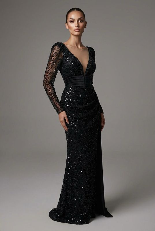 SEQUINED BLACK