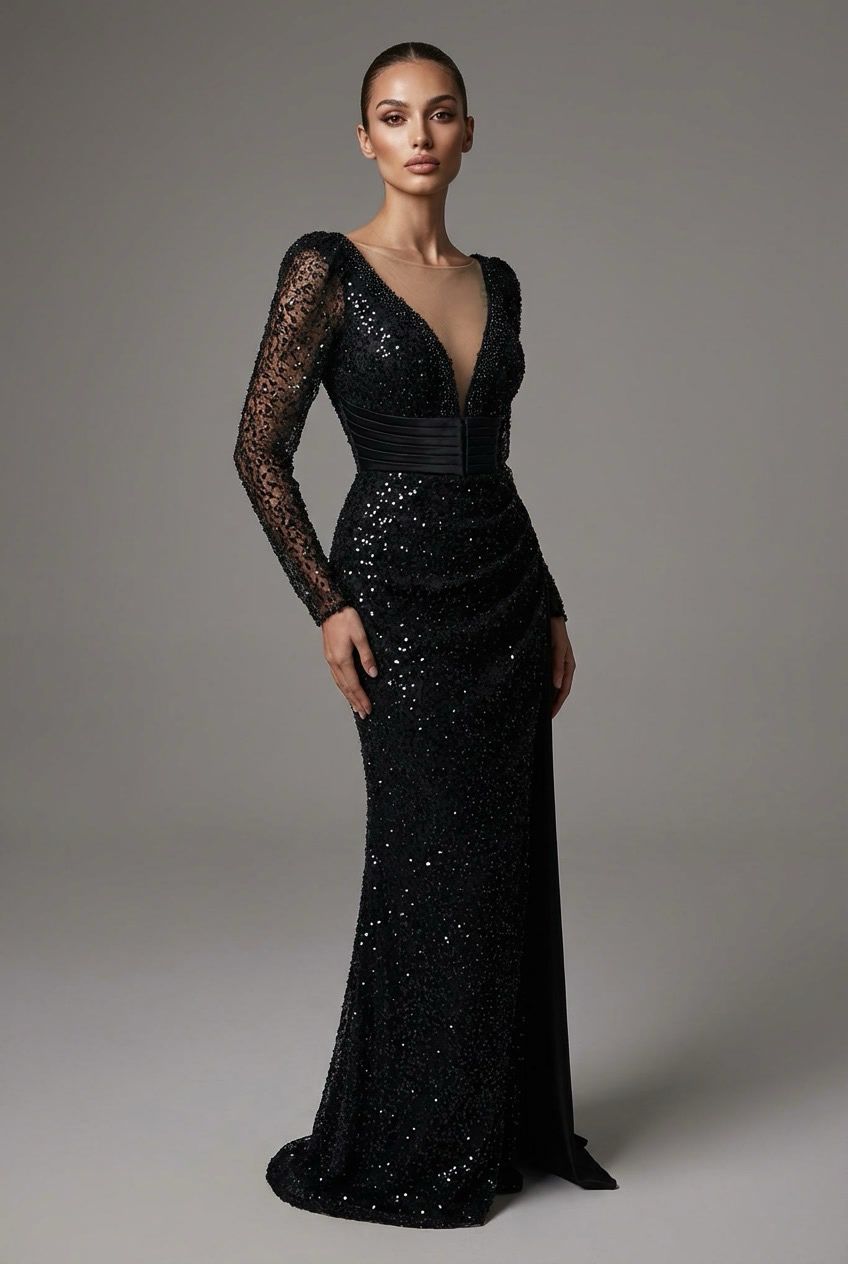 SEQUINED BLACK