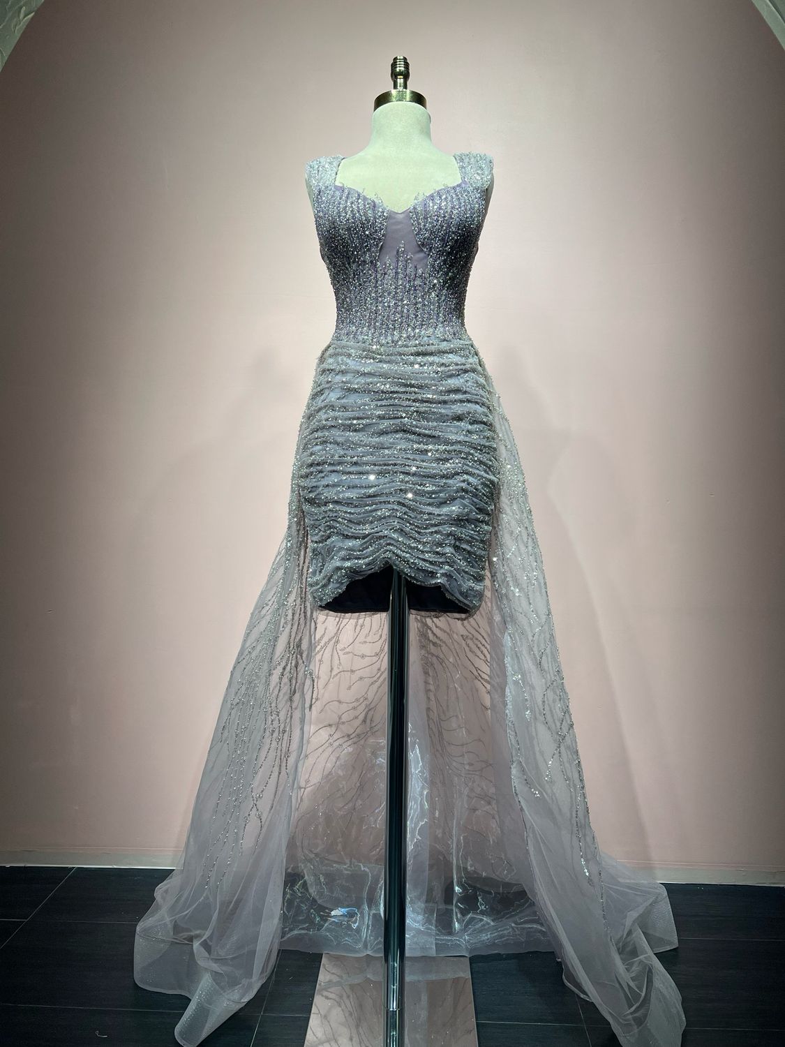 Vestido Largo,	Morado lila	,Talla	10