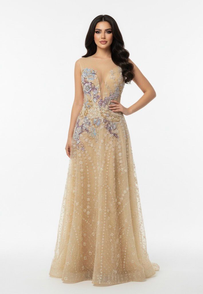 BEIGE GOWN