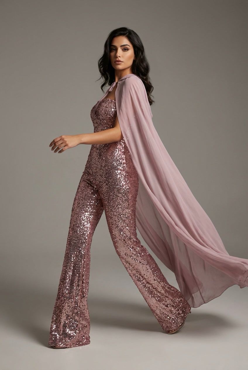 SEQUINED JUMPSUIT