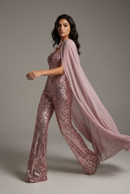 SEQUINED JUMPSUIT