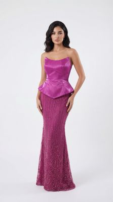 PEPLUM GOWN