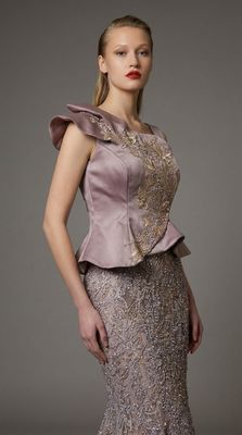 DUSTY PEPLUM