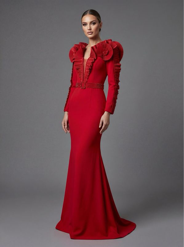 LONG SLEEVED GOWN