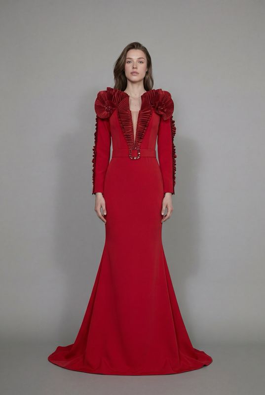 LONG SLEEVED GOWN