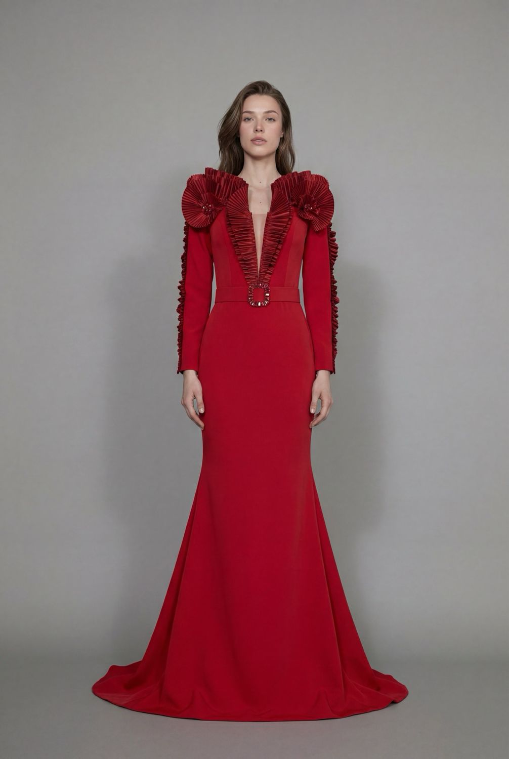 LONG SLEEVED GOWN