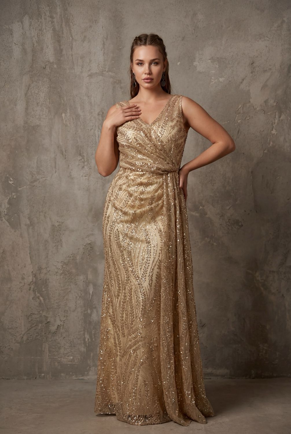 GOLD DRESS