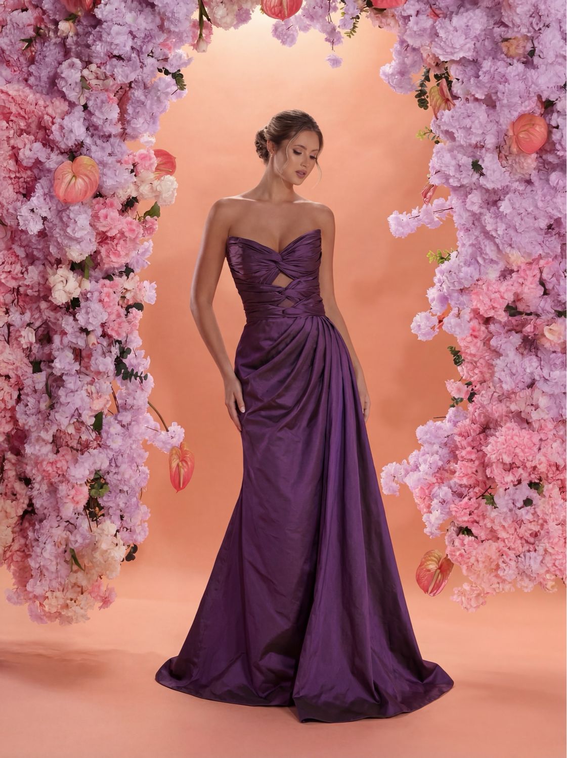 PLUM GOWN