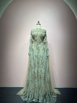 Vestido largo BEIGE
