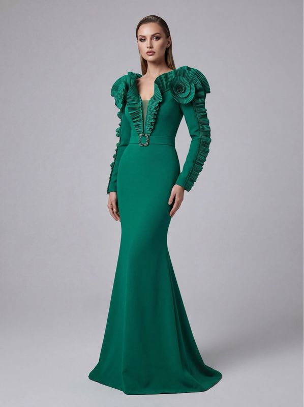 LONG SLEEVED GOWN
