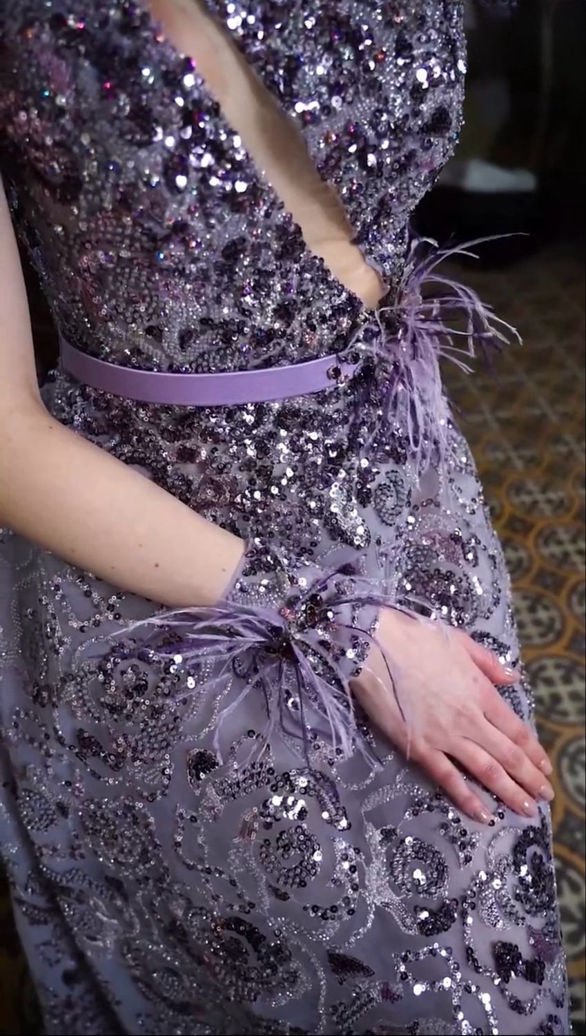 ONE SHOULDER EMBROIDERY 