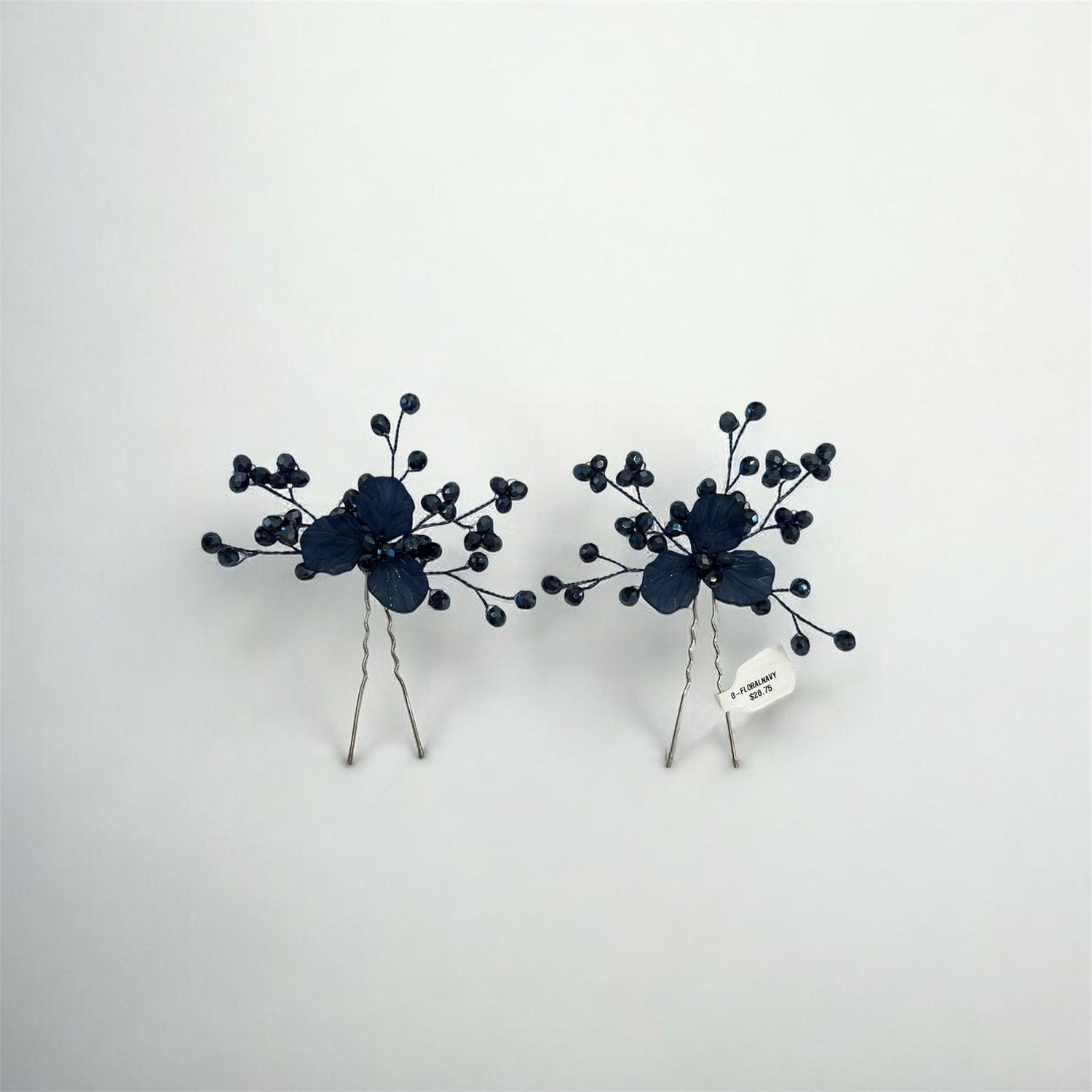 Juego de peinetas, D4 - Azul navy